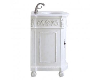 Elegant Danville 24" Wide Vanity Set - White (VF-1010)