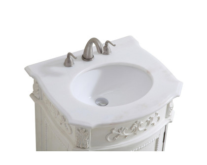 Elegant Danville 24" Wide Vanity Set - White (VF-1010)