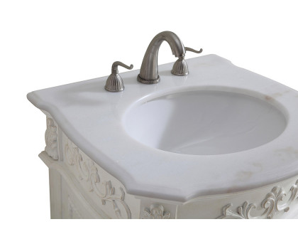 Elegant Danville 24" Wide Vanity Set - White (VF-1010)