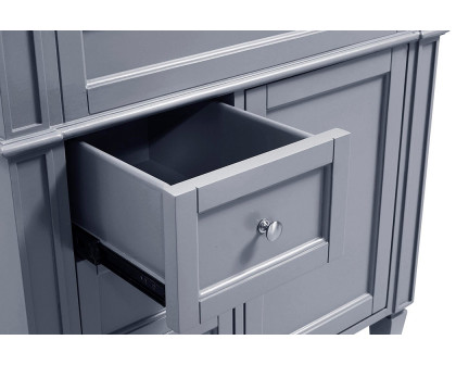 Elegant 32" Single Bathroom Vanity Set - Gray (VF-1025)