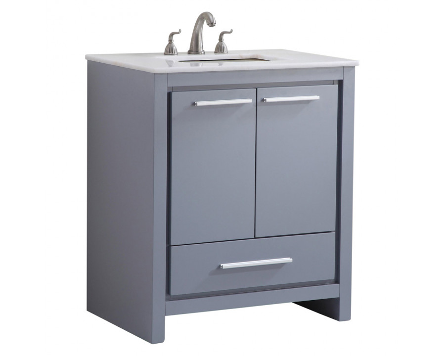 Elegant - 30" Single Bathroom Vanity Set (VF-1028)