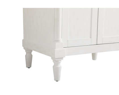 Elegant 30" Single Bathroom Vanity Set - Antique White (VF-1030AW)