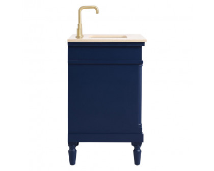 Elegant 30" Single Bathroom Vanity Set - Blue (VF-1030BL)