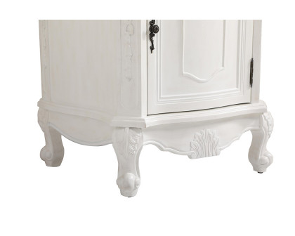 Elegant 24" Single Bathroom Vanity Set - Antique White (VF-1031AW)