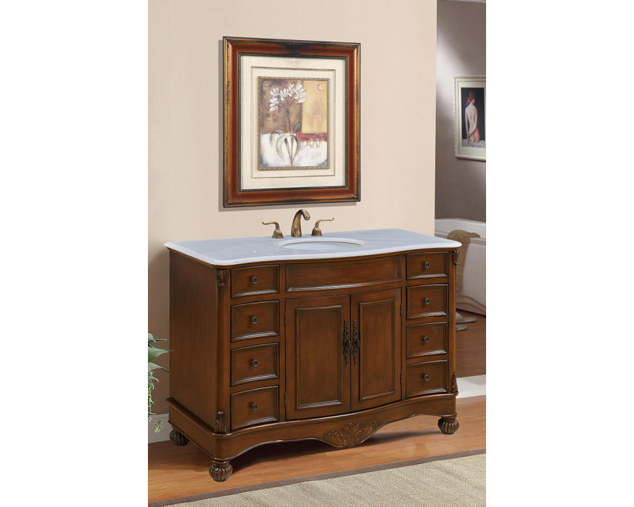 Elegant - 48" Single Bathroom Vanity Set (VF-1034)