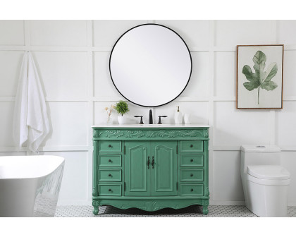 Elegant 48" Single Bathroom Vanity Set - Vintage Mint (VF-1039VM)