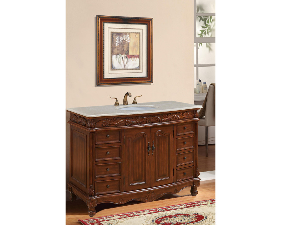 Elegant - 48" Single Bathroom Vanity Set (VF-1040)