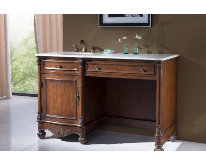 Elegant - Windsor 52" Single Bathroom Vanity Set (VF-1044BR)