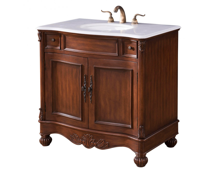 Elegant - Windsor 36" Wide Single Vanity Set (VF-1047)