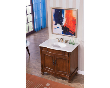 Elegant - Windsor 36" Wide Single Vanity Set (VF-1047)