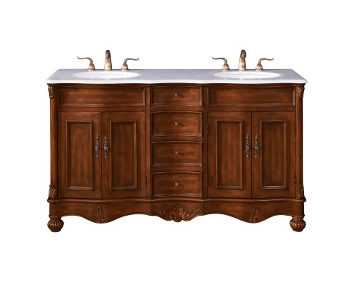 Elegant - Windsor 60" Wide Double Vanity Set (VF-1048)