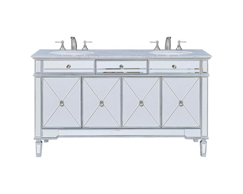 Elegant - Camille 60" Wide Double Vanity Set (VF-1102)