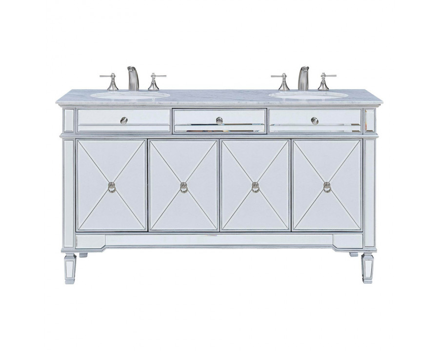 Elegant - Camille 60" Wide Double Vanity Set (VF-1102)