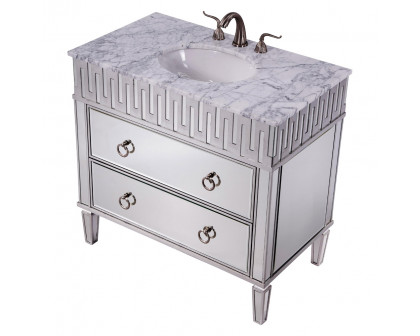 Elegant - Nouveau 36" Wide Vanity Set (VF-1104SM)