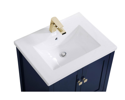 Elegant Single Bathroom Vanity Set - Blue (VF-2001BL)