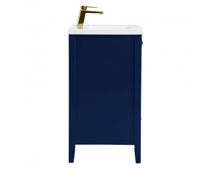 Elegant Single Bathroom Vanity Set - Blue (VF-2001BL)