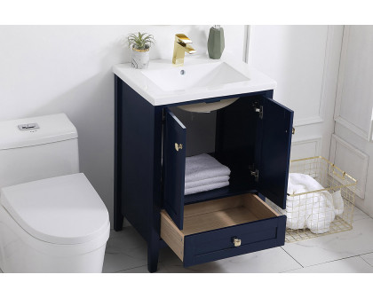 Elegant Single Bathroom Vanity Set - Blue (VF-2001BL)