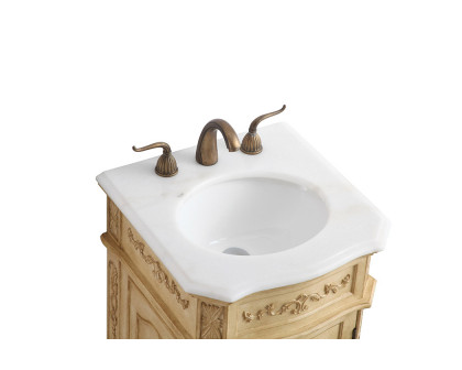 Elegant Danville Vanity Sink Set - Antique Beige, L 19" (VF10119AB)