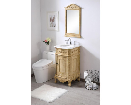 Elegant Danville Vanity Sink Set - Antique Beige, L 19" (VF10119AB)