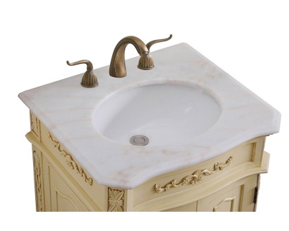 Elegant Danville Vanity Sink Set - Light Antique Beige, L 27" (VF10127LT)