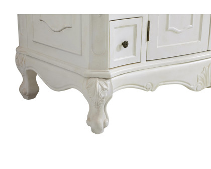 Elegant Danville Wide Vanity Set - Antique White, L 42" (VF10142AW)