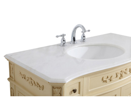 Elegant Danville Wide Vanity Set - Light Antique Beige, L 42" (VF10142LT)