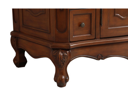 Elegant Danville Wide Vanity Set - Teak, L 42" (VF10142TK)