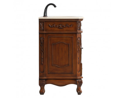 Elegant Danville Wide Vanity Set - Teak, L 42" (VF10142TK)