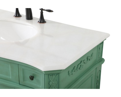 Elegant Danville Wide Vanity Set - Vintage Mint, L 42" (VF10142VM)