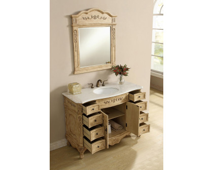 Elegant Danville Wide Vanity Set - Antique Beige, L 48" (VF10148AB)