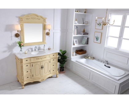 Elegant Danville Wide Vanity Set - Light Antique Beige, L 48" (VF10148LT)