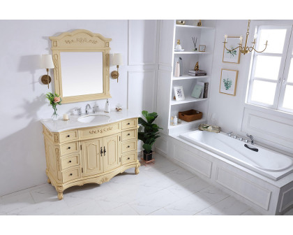 Elegant Danville Wide Vanity Set - Light Antique Beige, L 48" (VF10148LT)