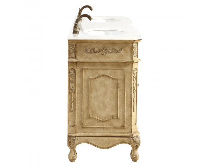 Elegant Danville Double Vanity Sink Set - Antique Beige (VF10160DAB)