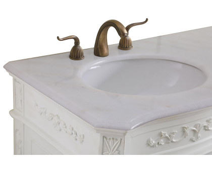 Elegant Danville Double Vanity Sink Set - Antique White (VF10160DAW)