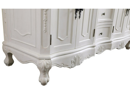 Elegant Danville Double Vanity Sink Set - Antique White (VF10160DAW)