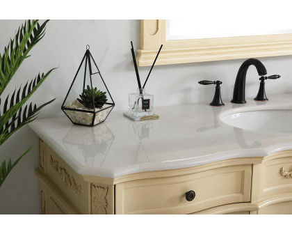 Elegant Danville Single Vanity Sink Set - Light Antique Beige (VF10160LT)