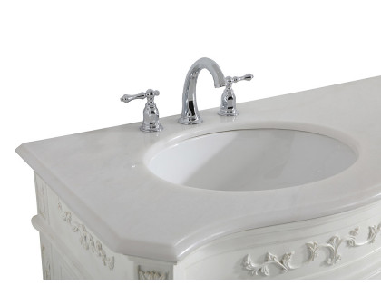 Elegant Danville Double Vanity Sink Set - Antique White (VF10172DAW)