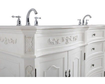 Elegant Danville Double Vanity Sink Set - Antique White (VF10172DAW)