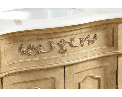 Elegant Danville Vanity Sink Set - Antique Beige (VF101S60AB)