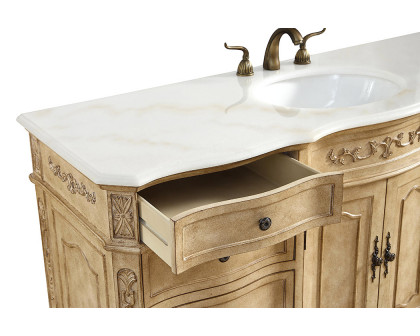 Elegant Danville Vanity Sink Set - Antique Beige (VF101S60AB)