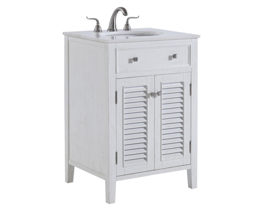 Elegant - Cape Cod Free Standing Single Bathroom Vanity Set (PNT-VF10424)