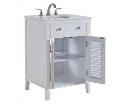 Elegant - Cape Cod Free Standing Single Bathroom Vanity Set (PNT-VF10424)