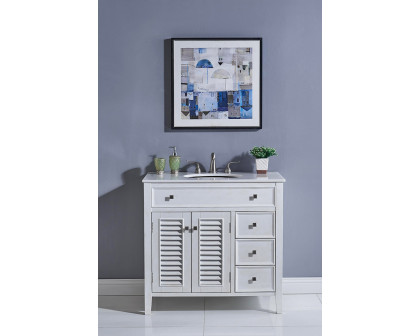 Elegant - Cape Cod Free Standing Single Bathroom Vanity Set (PNT-VF10436)