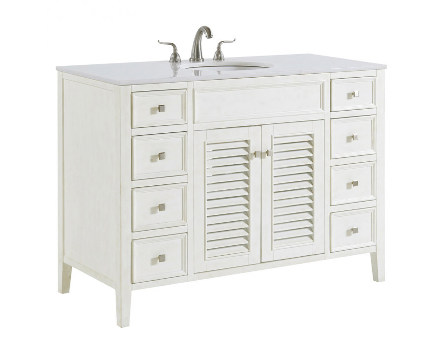 Elegant - Cape Cod Free Standing Single Bathroom Vanity Set (PNT-VF10448)