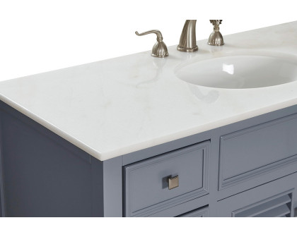 Elegant Cape Cod 48" Free Standing Single Bathroom Vanity Set - Gray (VF10448GR)