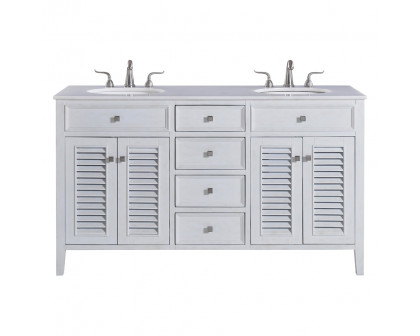 Elegant - Cape Cod Free Standing Double Bathroom Vanity Set