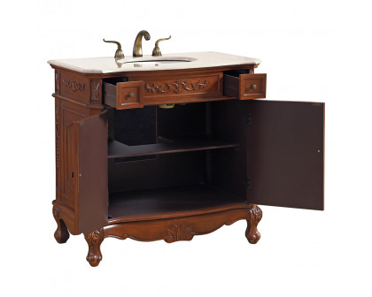 Elegant - Danville 36" Wide Single Bathroom Vanity Set (VF10536BR)