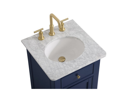 Elegant Otto 19" Single Bathroom Vanity Set - Blue (VF12319BL)