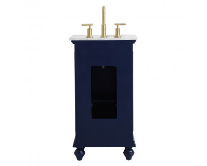 Elegant Otto 19" Single Bathroom Vanity Set - Blue (VF12319BL)