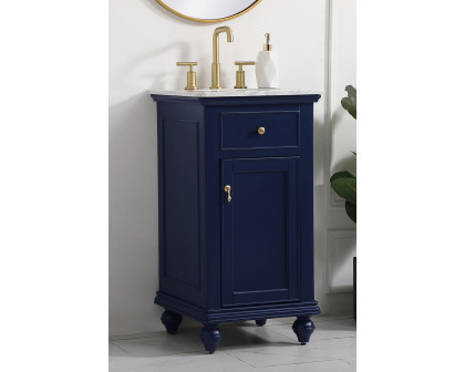 Elegant Otto 19" Single Bathroom Vanity Set - Blue (VF12319BL)